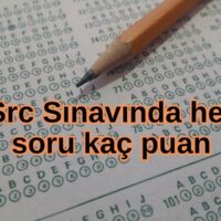 Src Sınavında her soru kaç puan