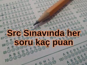 Src Sınavında her soru kaç puan
